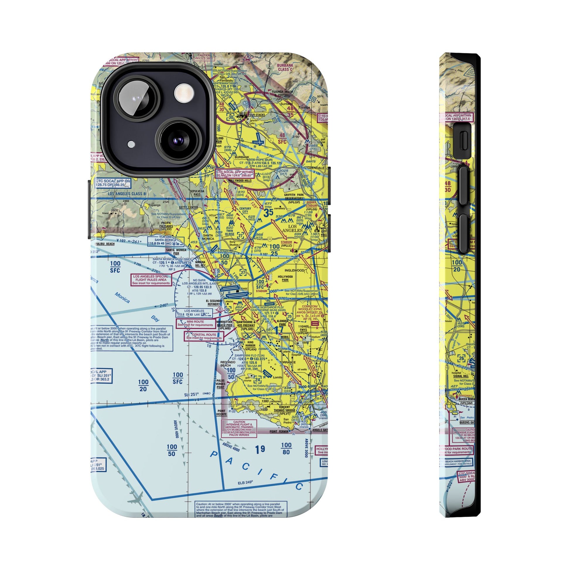 Los Angeles TAC Chart tough phone cases