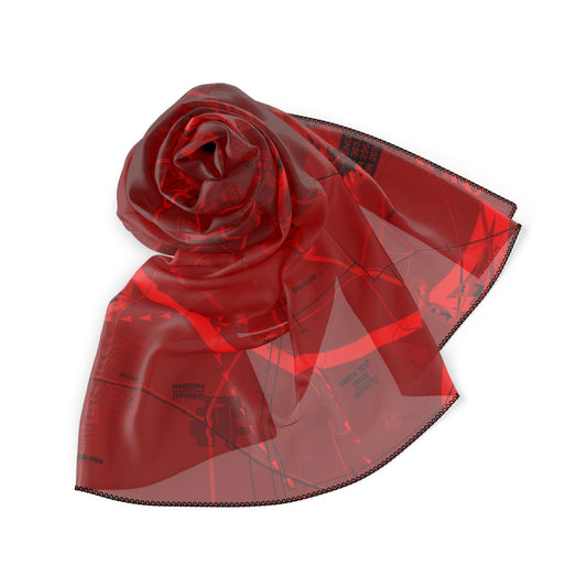 Phoenix TAC Chart (red) poly scarf