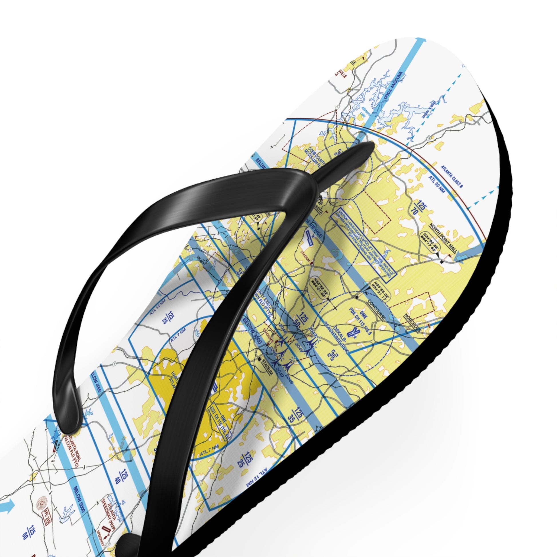 Aeronautical Chart Flip-Flops (ATL)