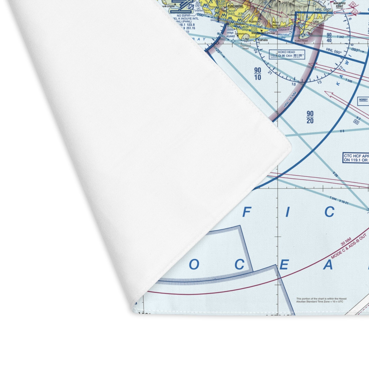 Honolulu Sectional Chart kitchen placemat