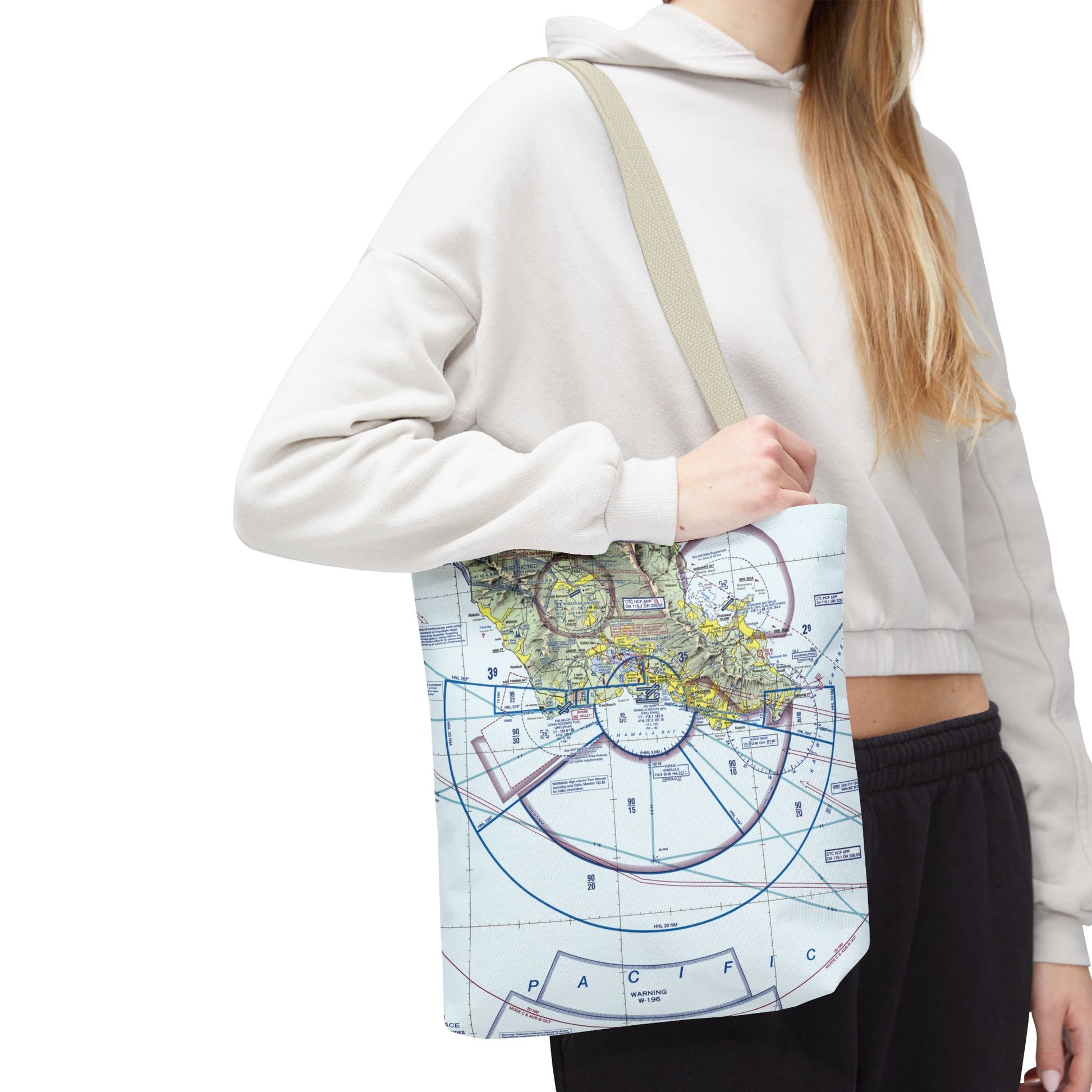 Honolulu Sectional Chart tote bag