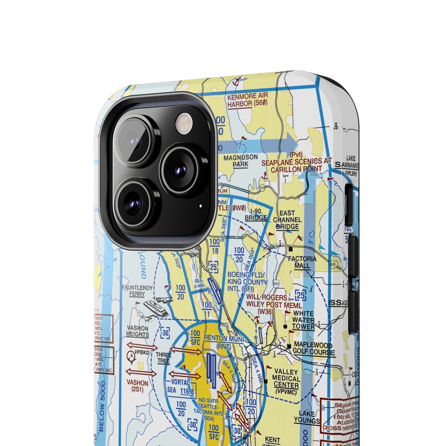 Seattle Flyway Chart tough phone cases
