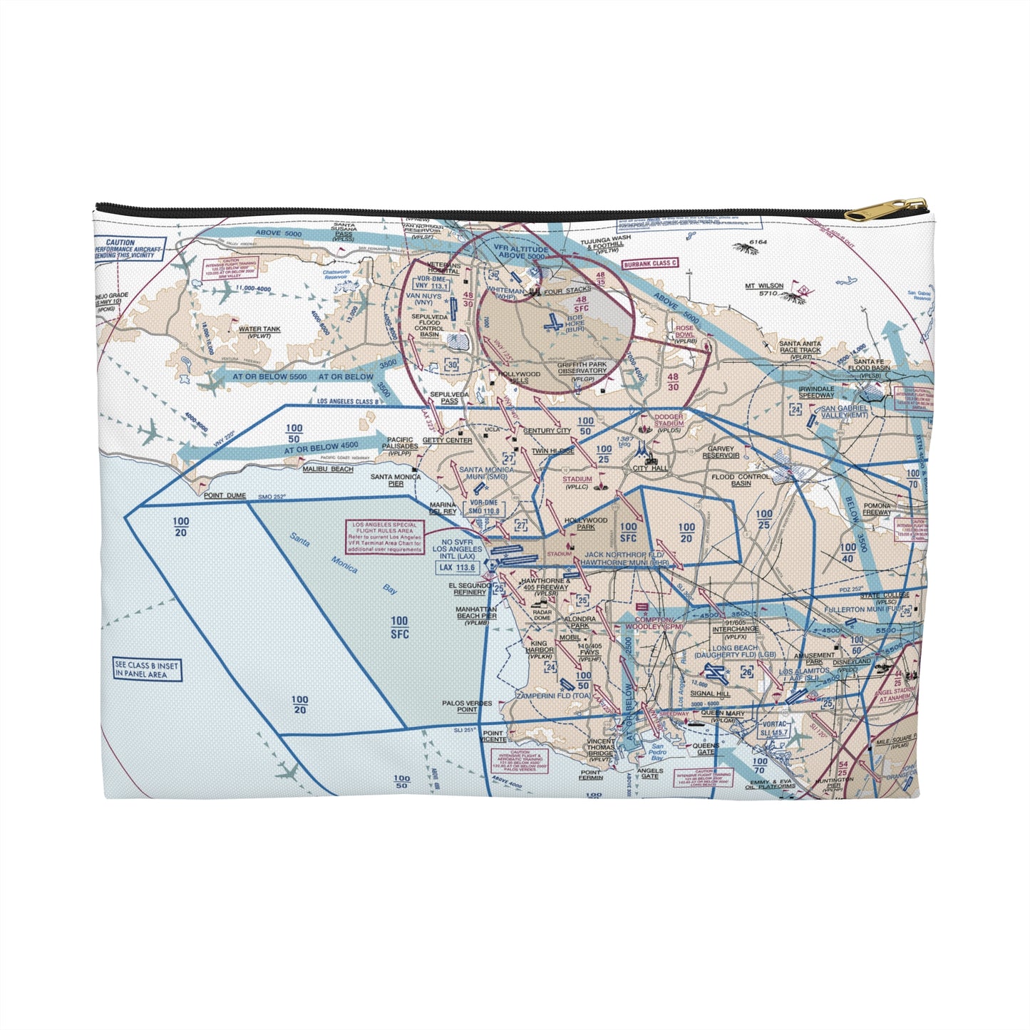 LAX Flyway Chart Accessory Pouch
