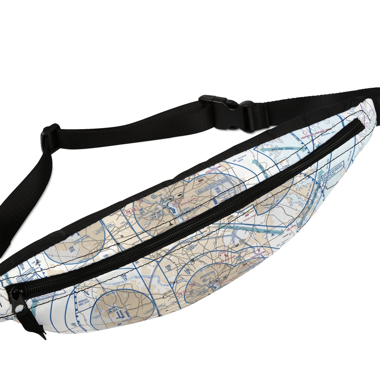 Baltimore-Washington Flyway Chart fanny pack