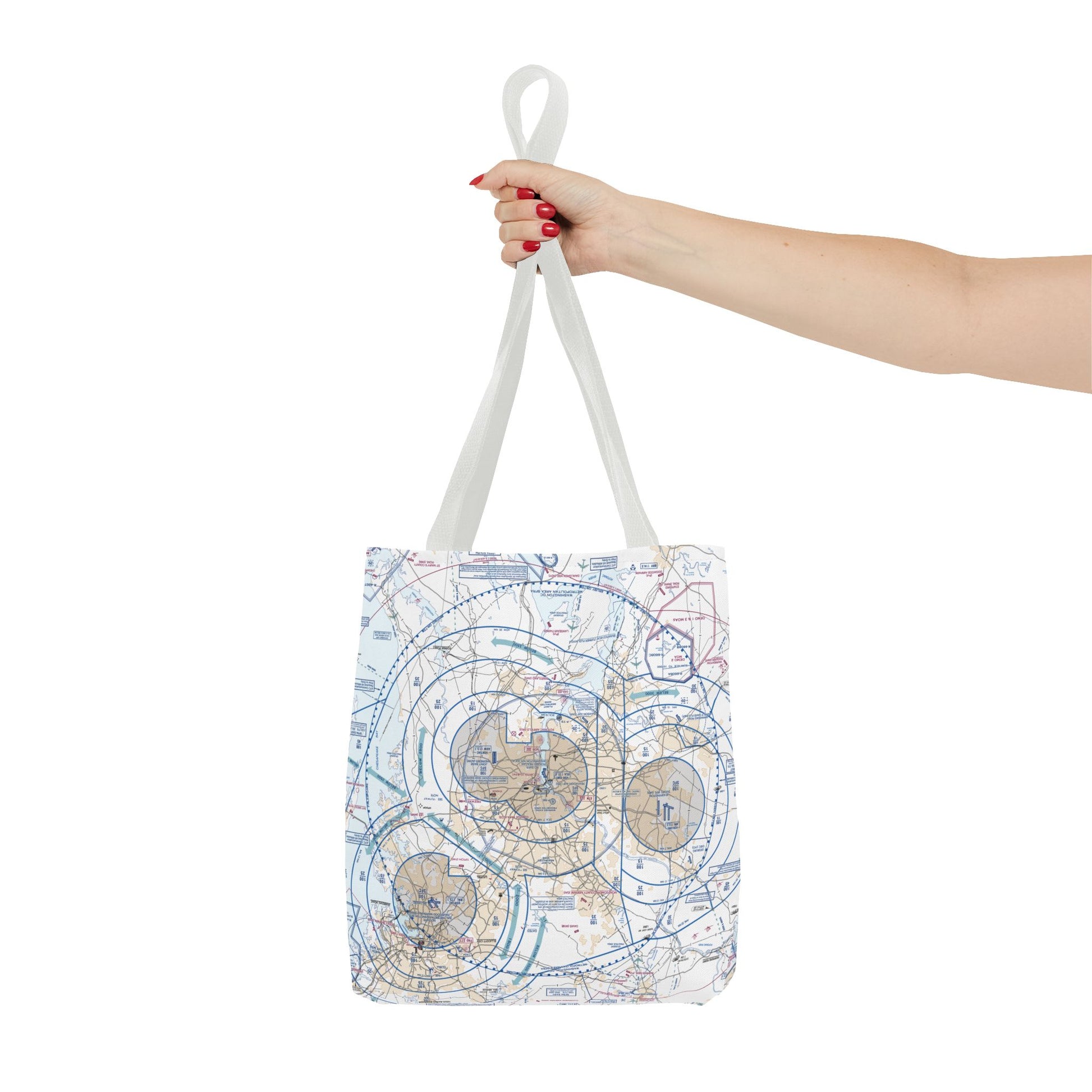 Baltimore-Washington Flyway Chart Chart tote bag