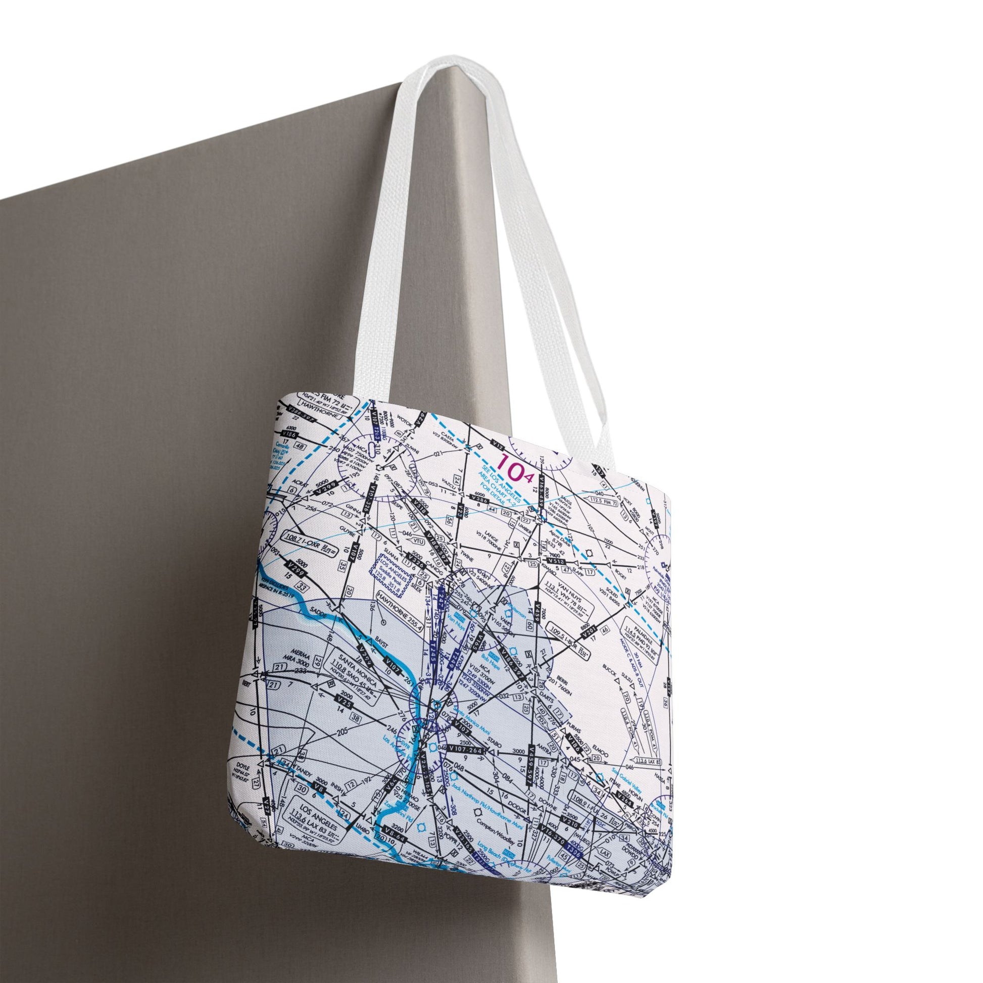 Enroute Low Altitude Chart tote bag (ELUS3/white)