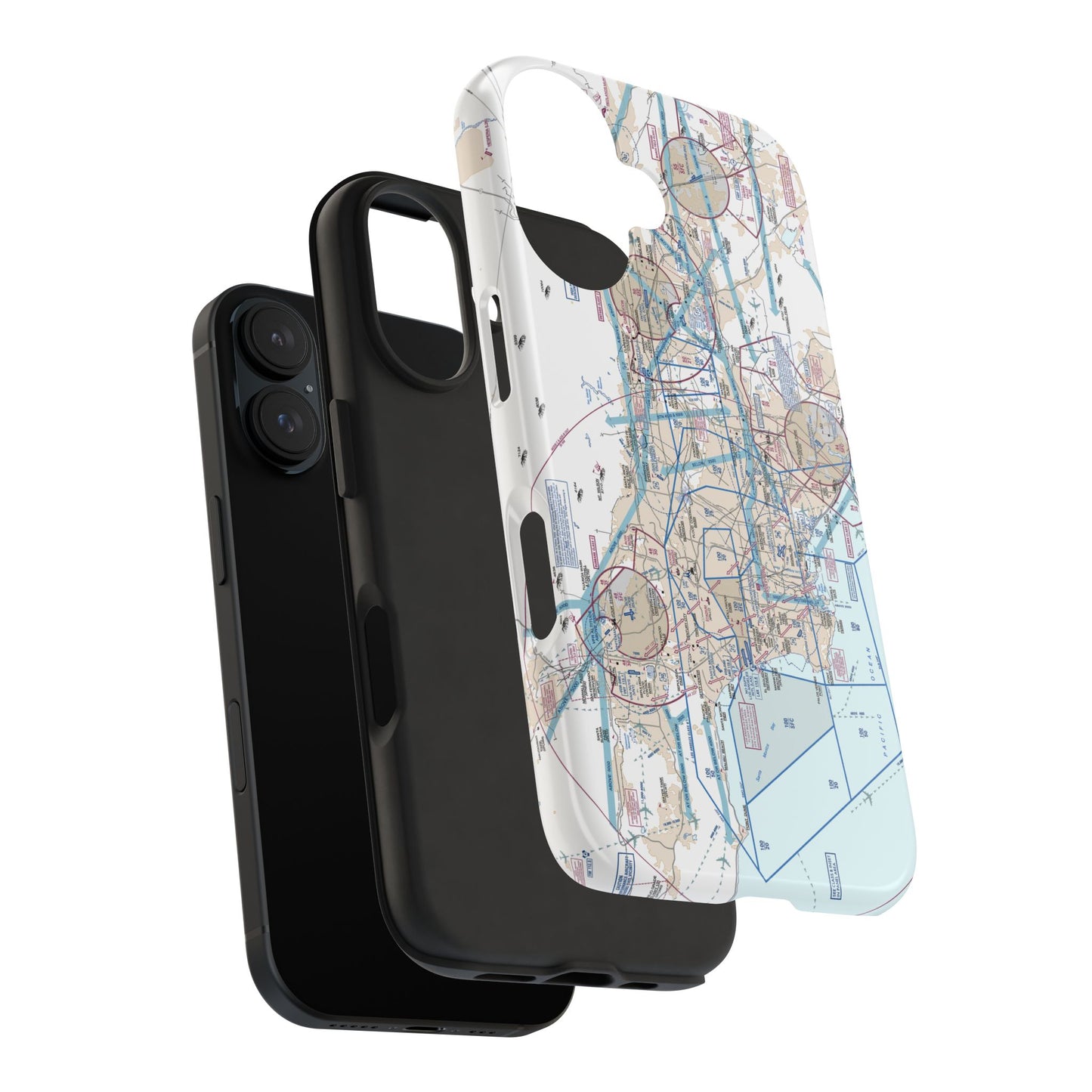 LAX Flyway Chart Tough Phone Cases