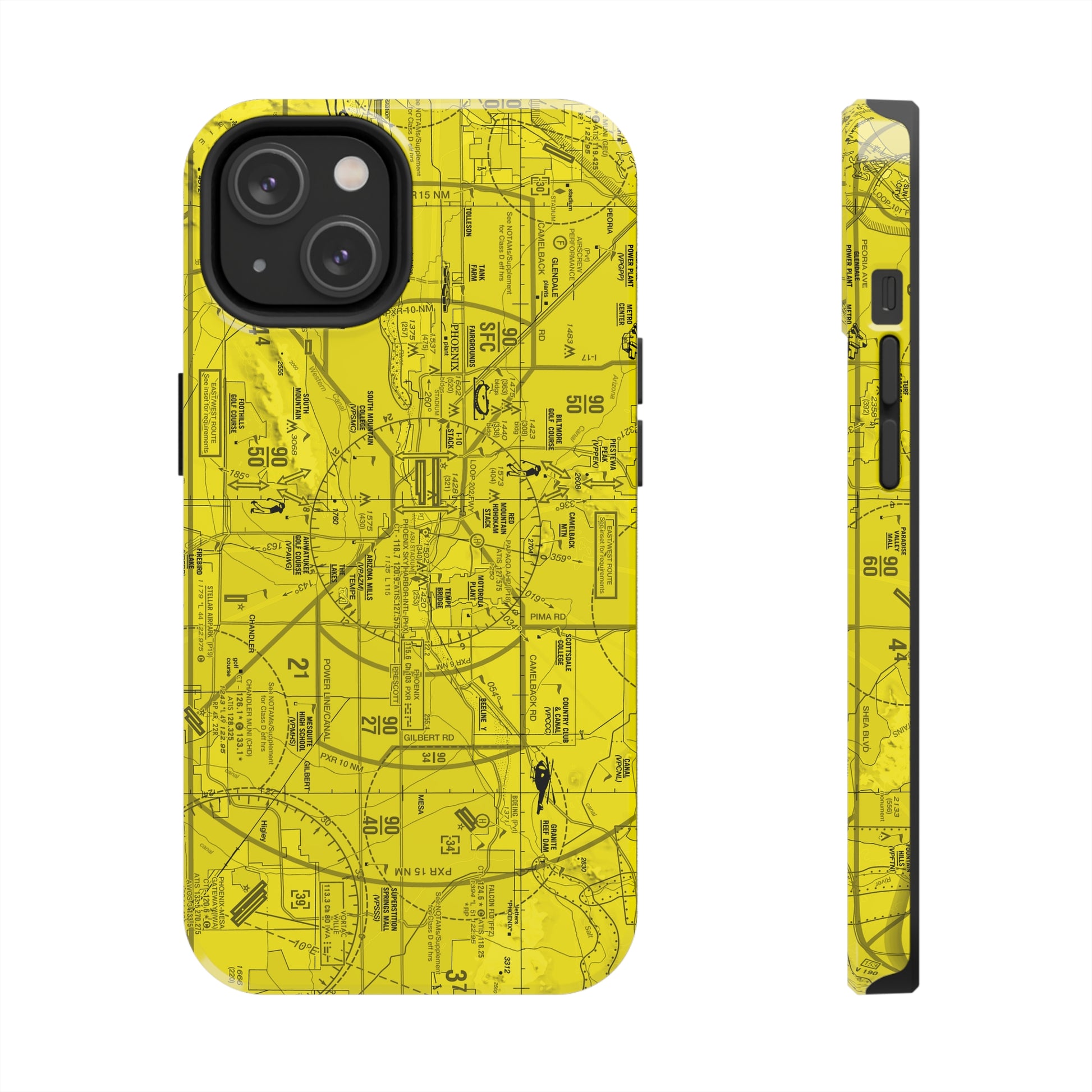 Phoenix TAC Chart (yellow) tough phone cases