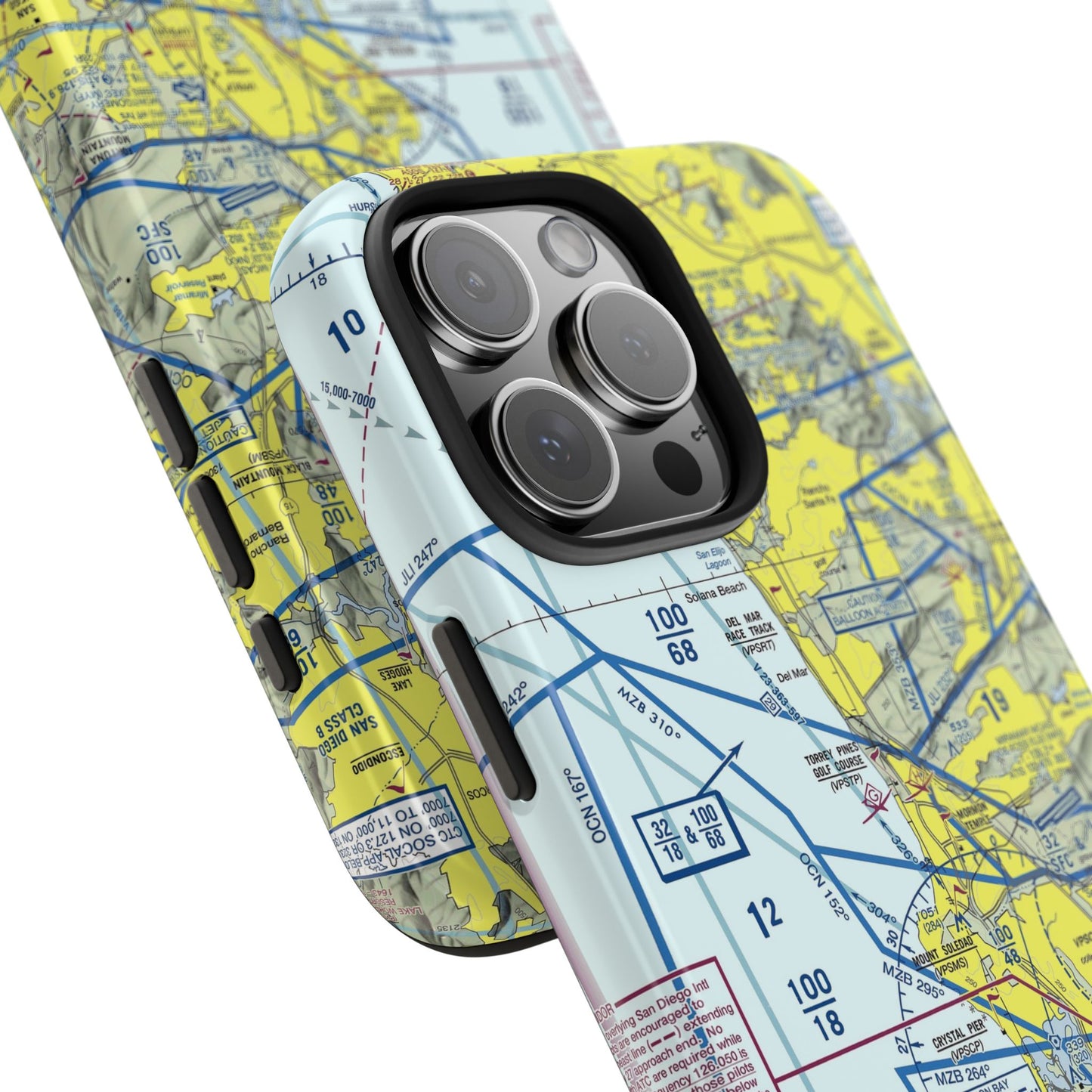 San Diego TAC Chart tough phone cases