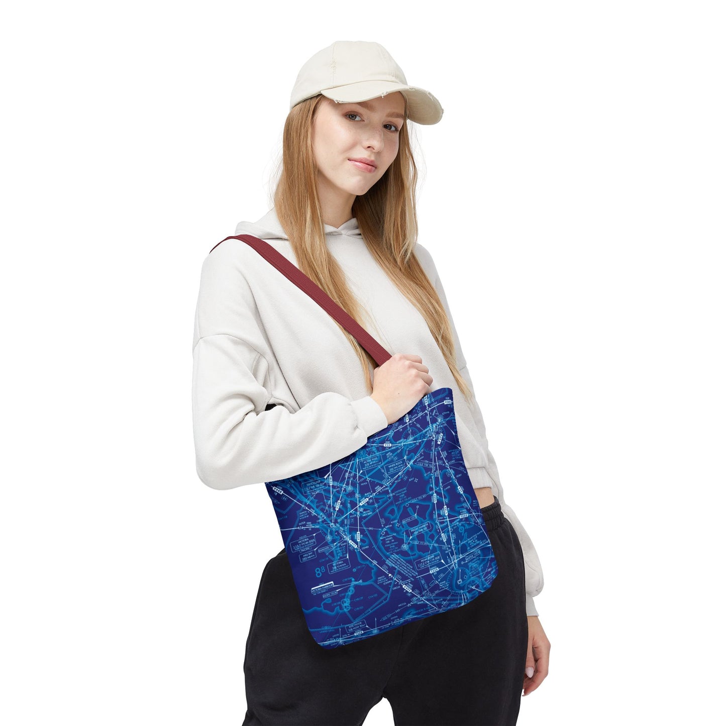 Enroute Low Altitude Chart tote bag (ELUS1/blue)