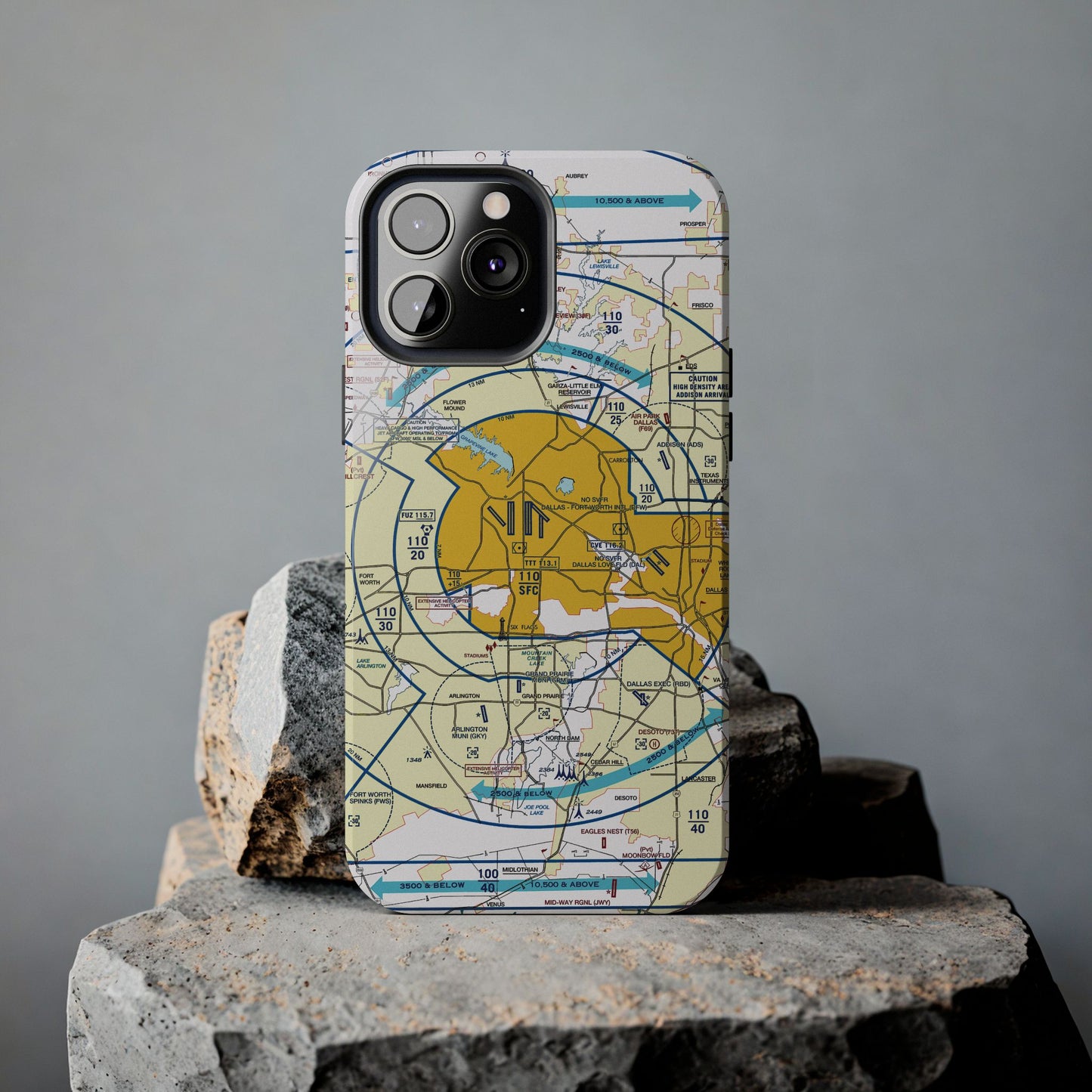 Dallas - Ft. Worth Flyway Chart tough phone cases