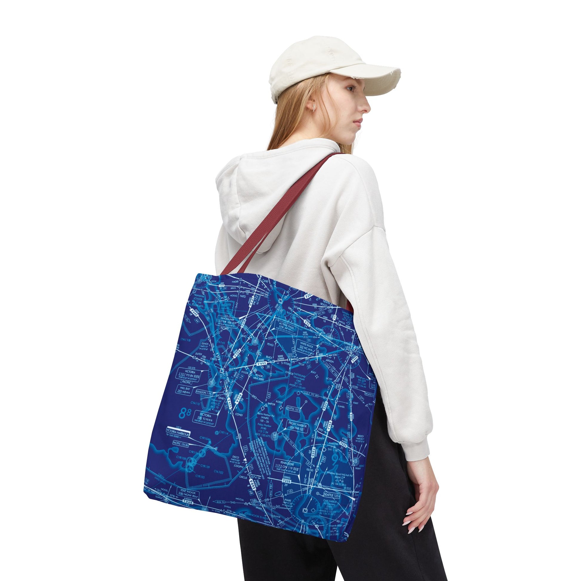 Enroute Low Altitude Chart tote bag (ELUS1/blue)