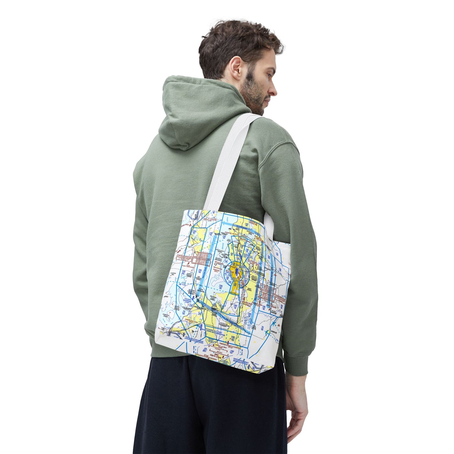 Seattle Flyway Chart tote bag