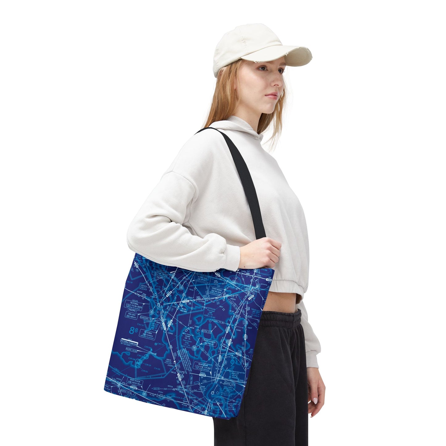Enroute Low Altitude Chart tote bag (ELUS1/blue)