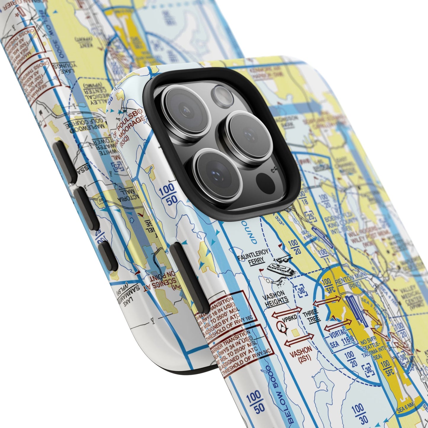 Seattle Flyway Chart tough phone cases