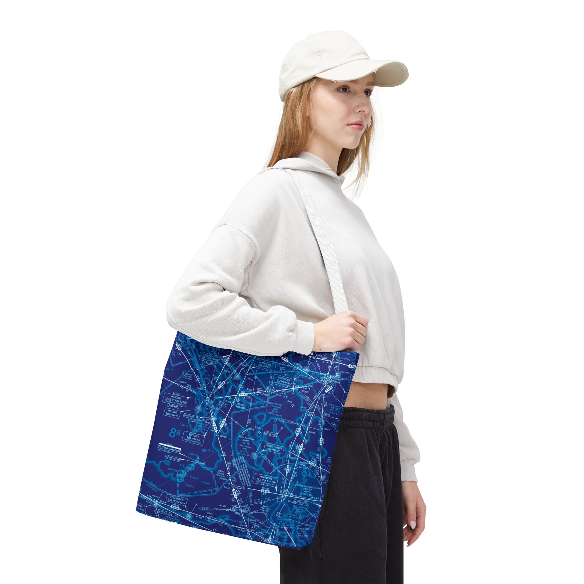Enroute Low Altitude Chart tote bag (ELUS1/blue)