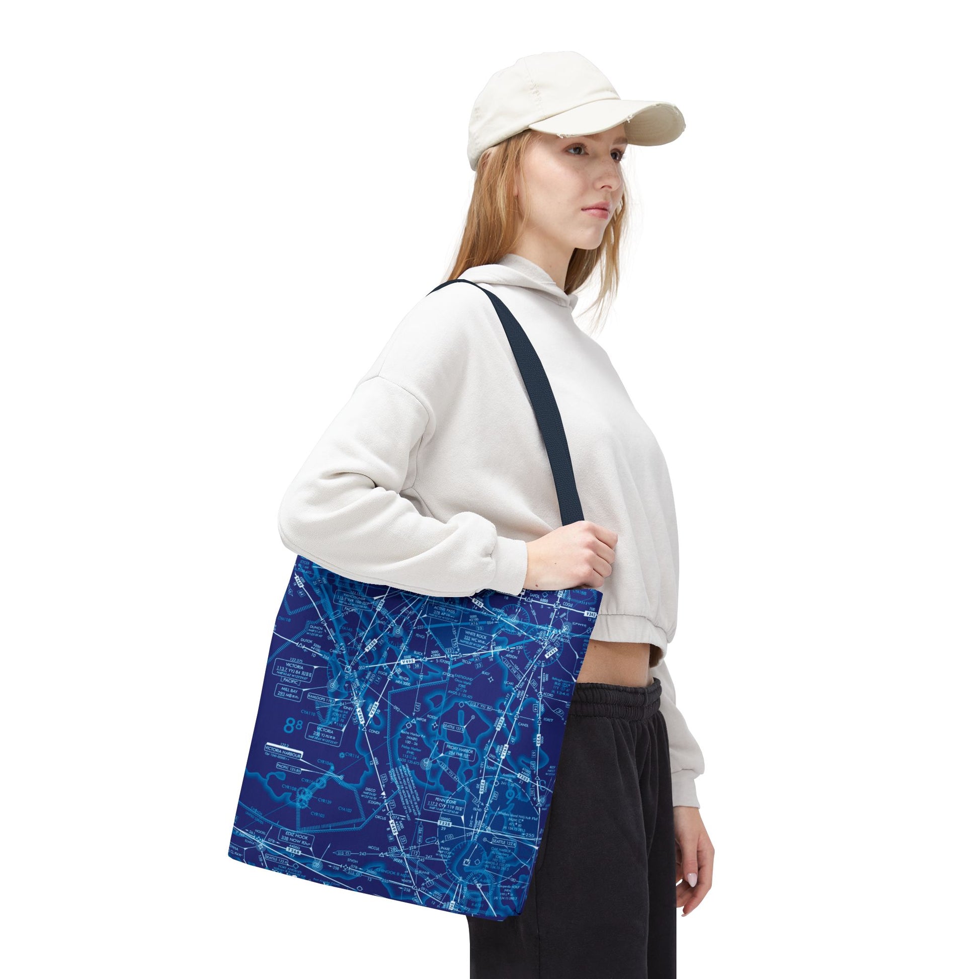 Enroute Low Altitude Chart tote bag (ELUS1/blue)