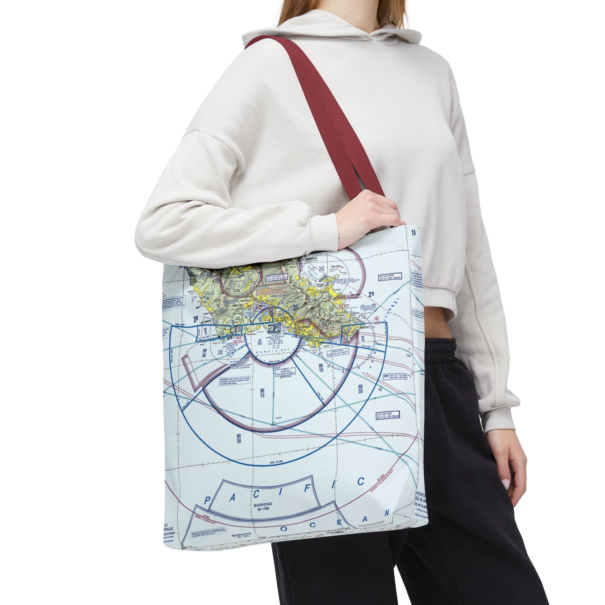 Honolulu Sectional Chart tote bag