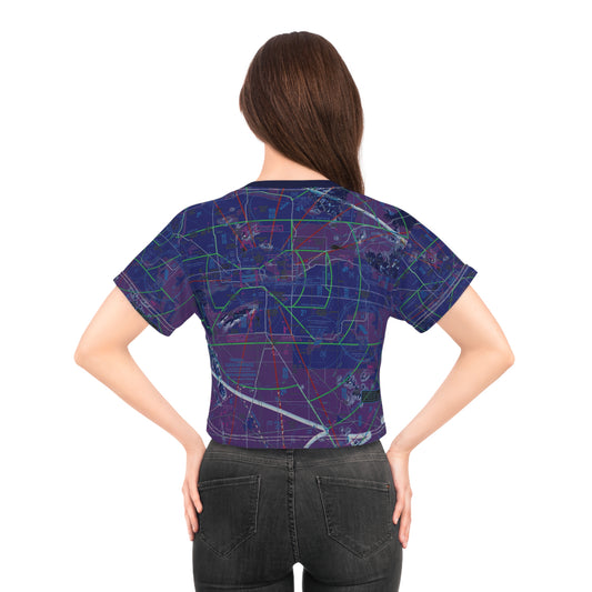 Phoenix TAC Chart (invert) crop tee