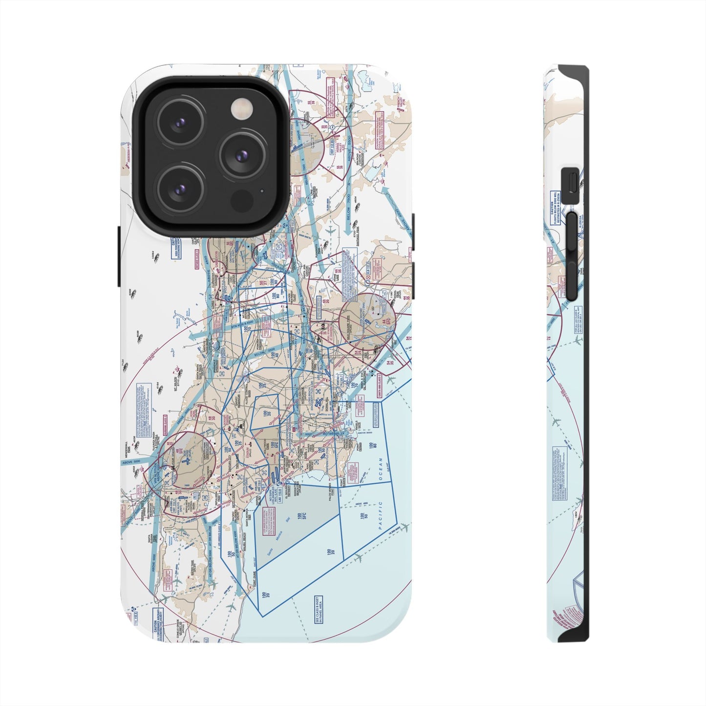 LAX Flyway Chart Tough Phone Cases