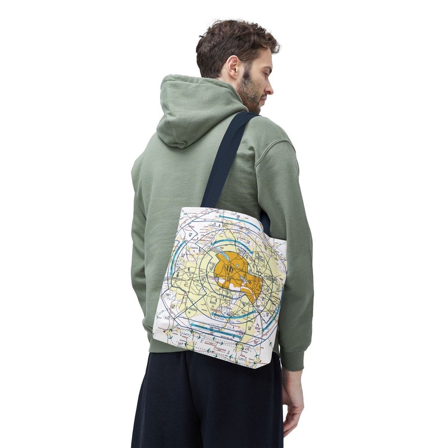 Dallas - Ft. Worth Flyway Chart tote bag