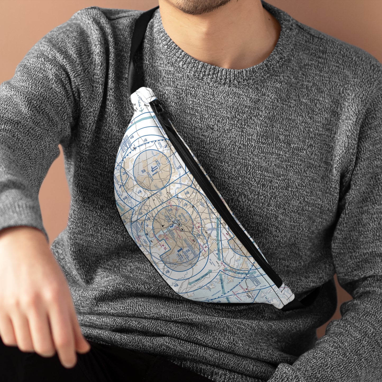 Baltimore-Washington Flyway Chart fanny pack