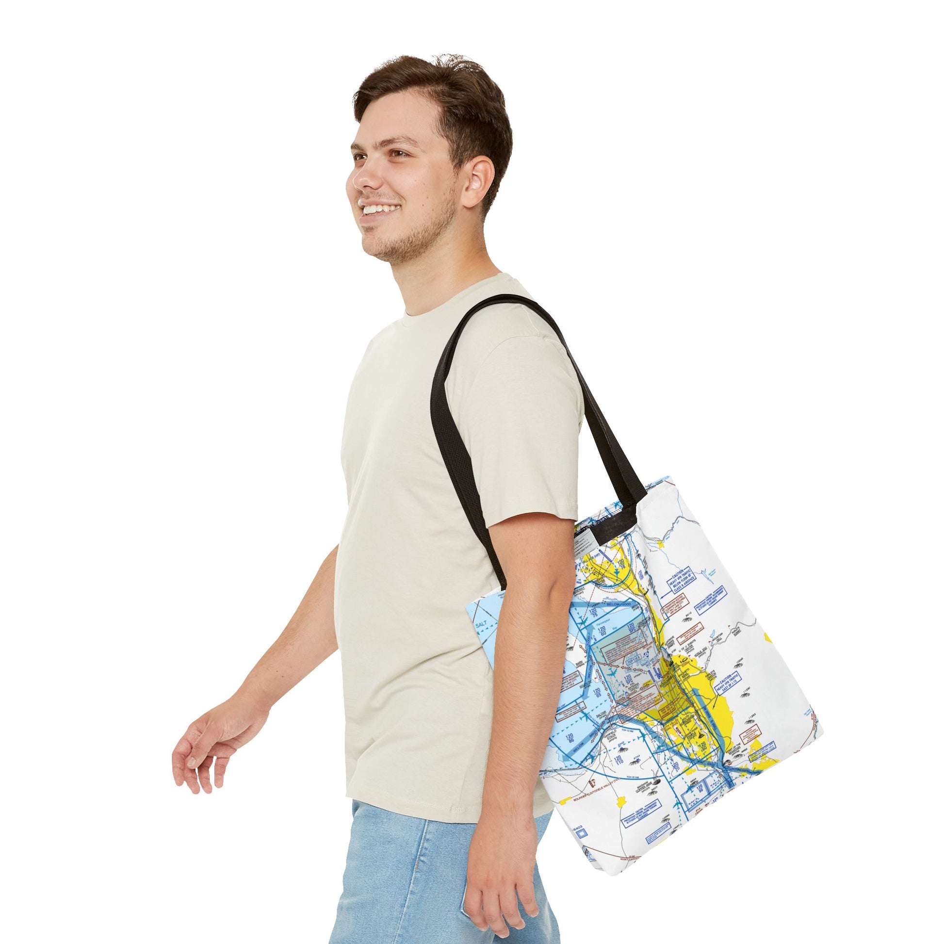 Salt Lake City Flyway Chart tote bag