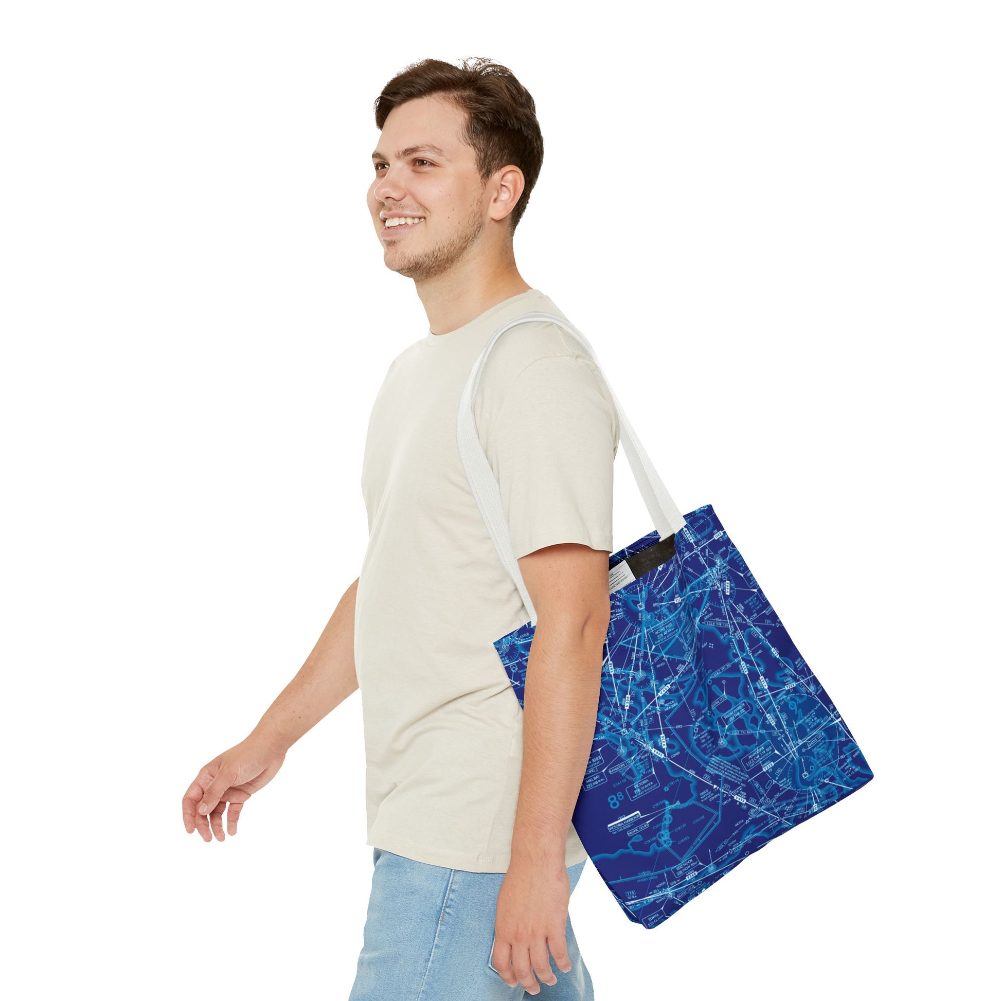 Enroute Low Altitude Chart tote bag (ELUS1/blue)