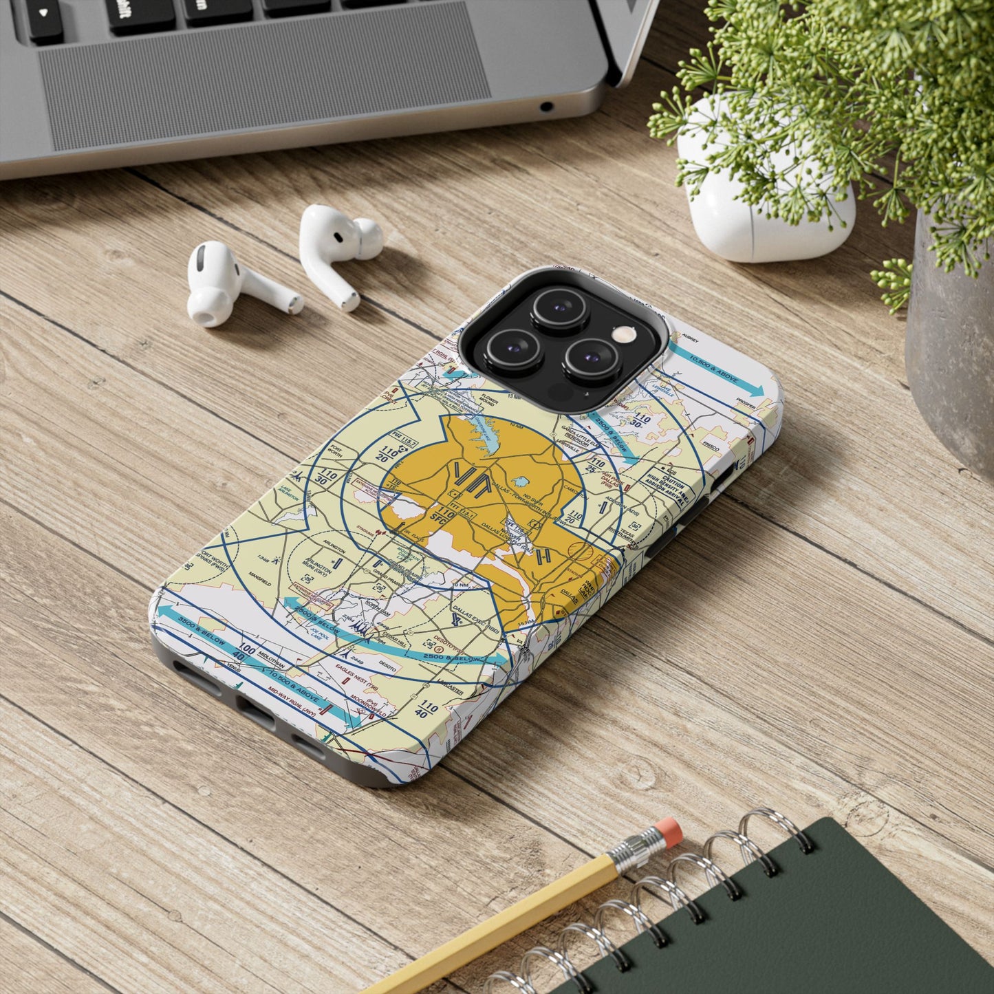 Dallas - Ft. Worth Flyway Chart tough phone cases
