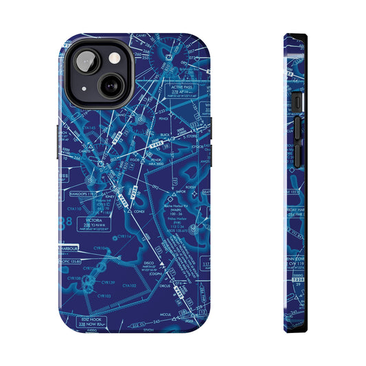 Enroute Low Altitude Chart tough phone cases (ELUS1/blue)