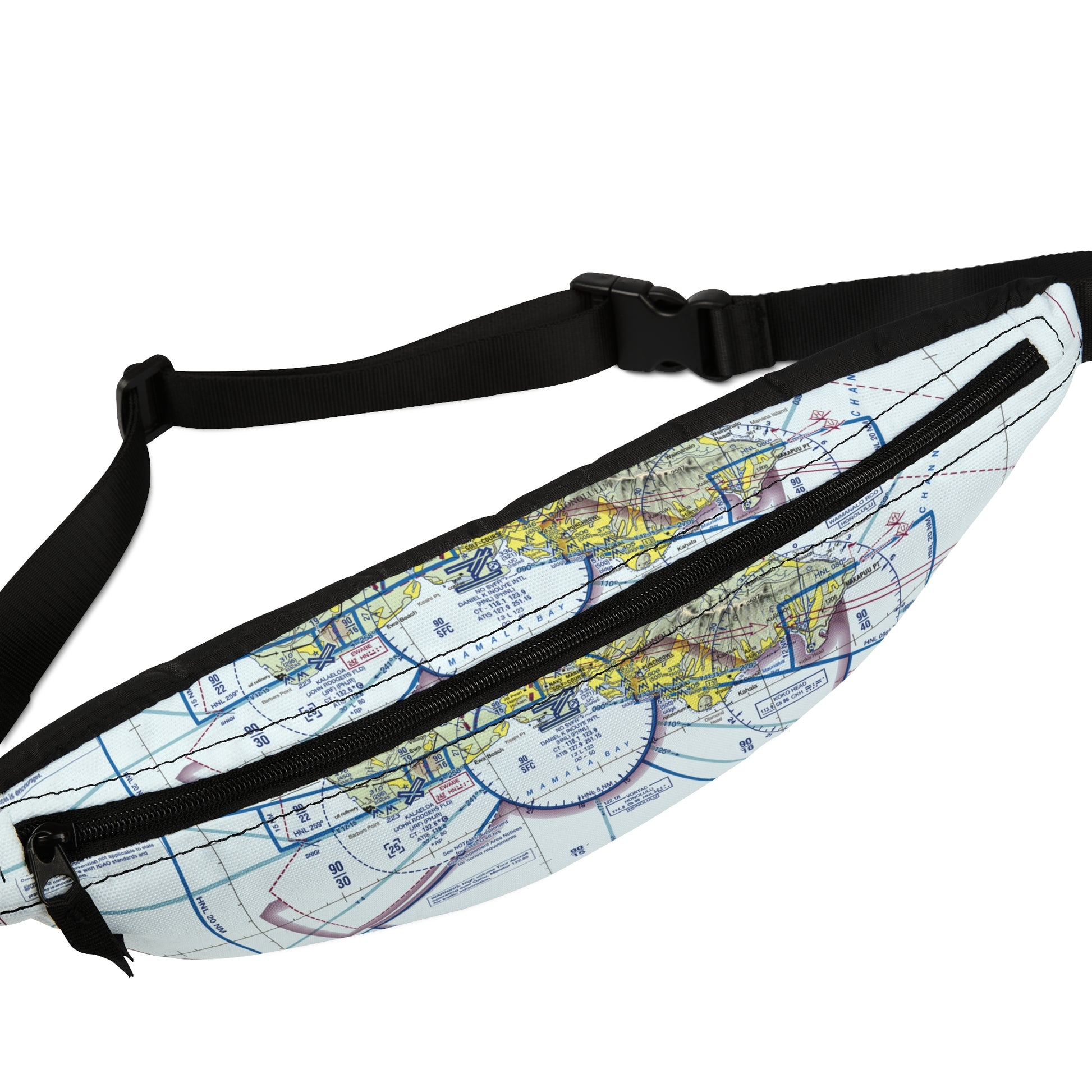 Honolulu Sectional Chart fanny pack