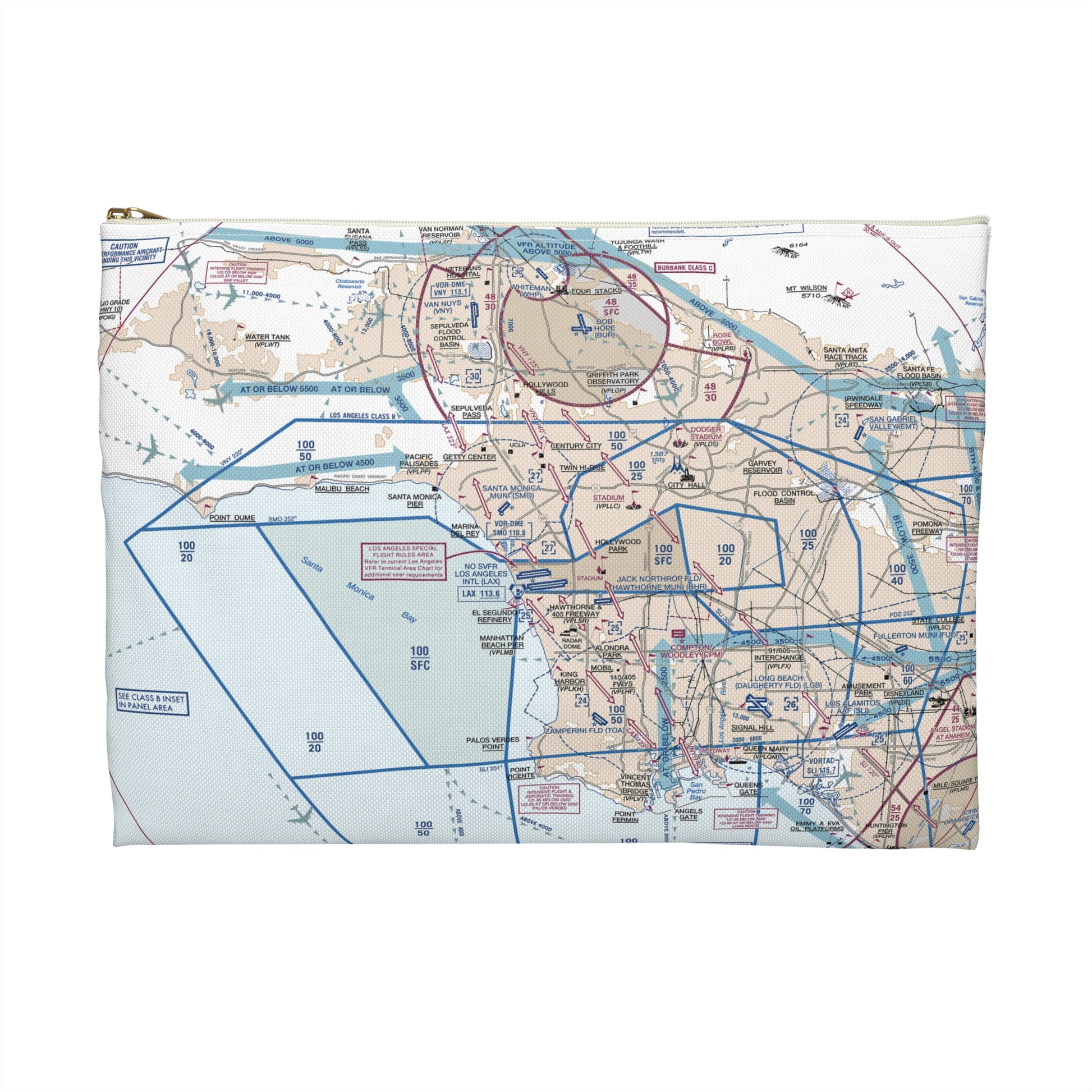 LAX Flyway Chart Accessory Pouch