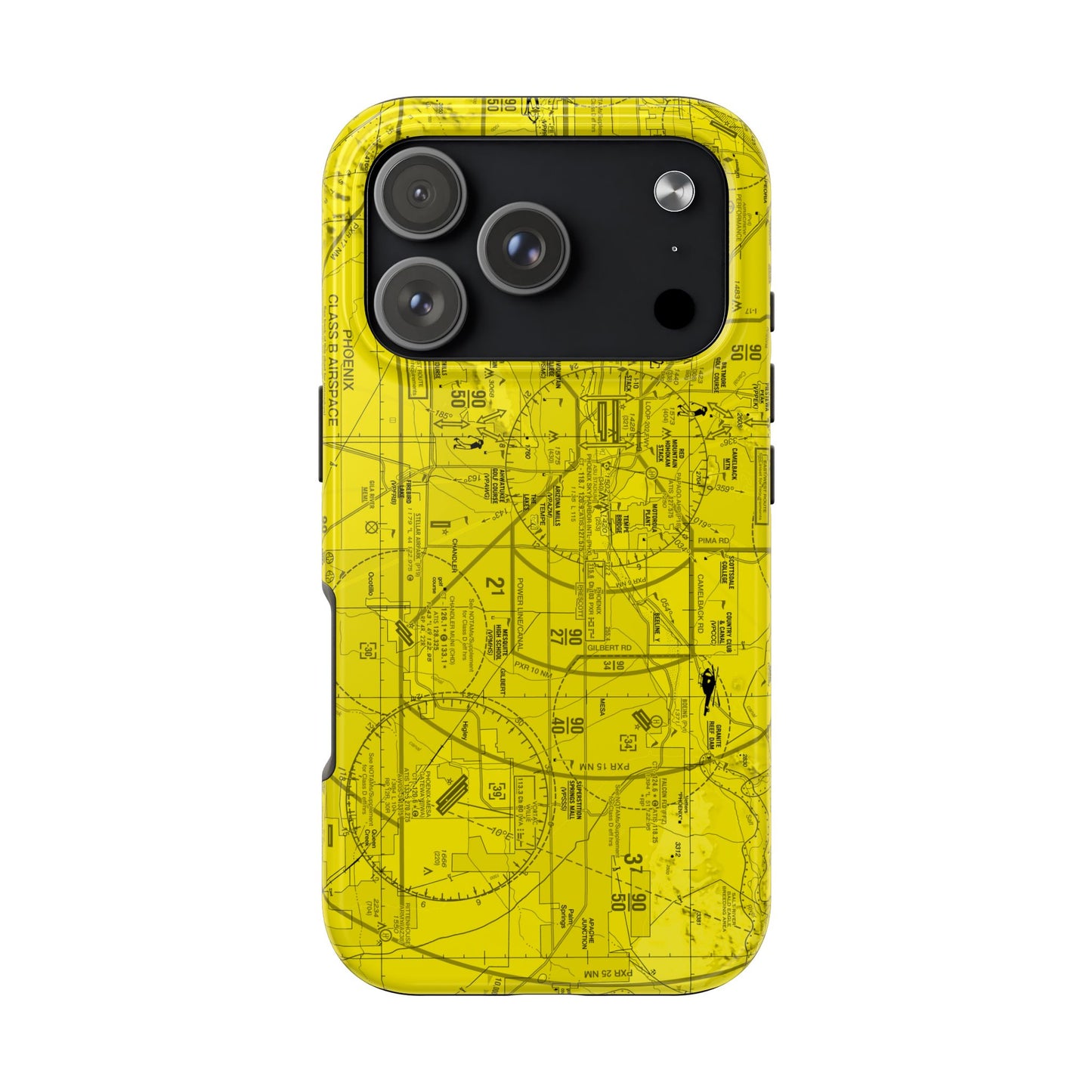 Phoenix TAC Chart tough phone cases (yellow)
