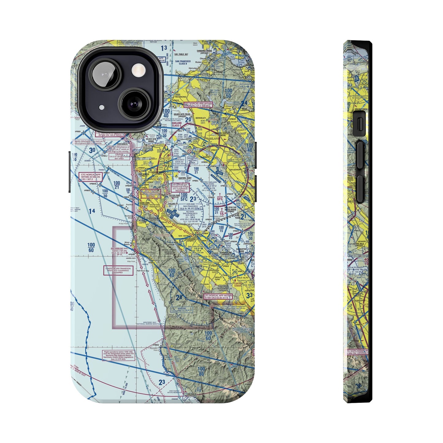 San Francisco TAC Chart tough phone cases