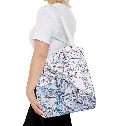 Enroute Low Altitude Chart tote bag (ELUS3/white)