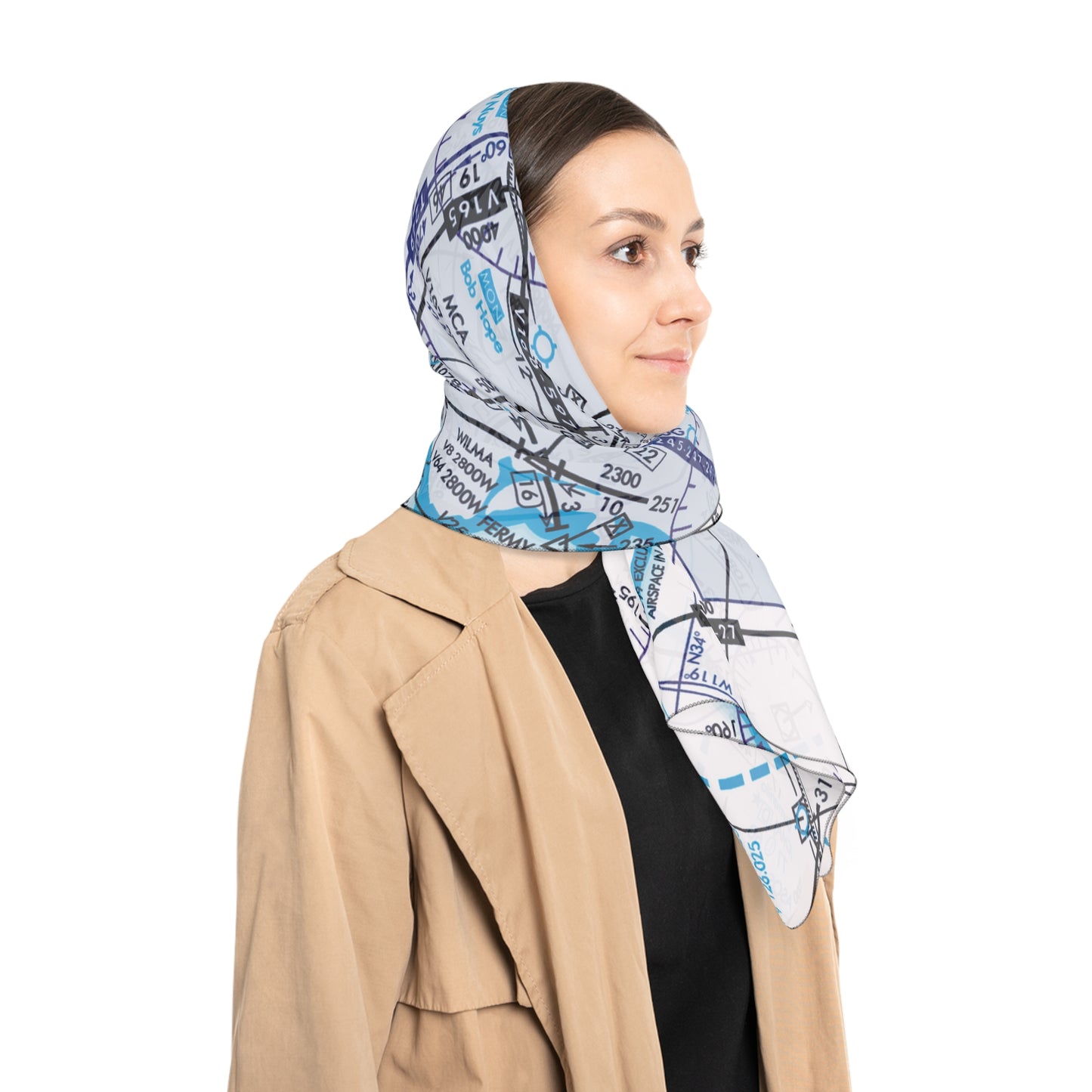 Enroute Low Altitude (ELUS3) Chart poly scarf