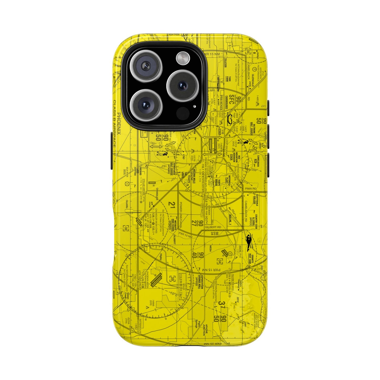 Phoenix TAC Chart tough phone cases (yellow)
