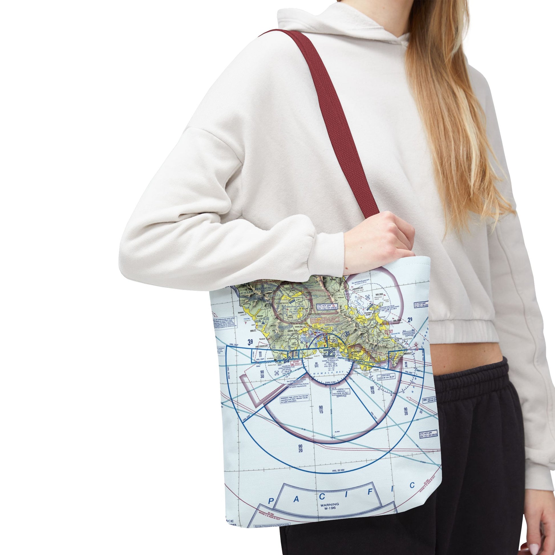 Honolulu Sectional Chart tote bag