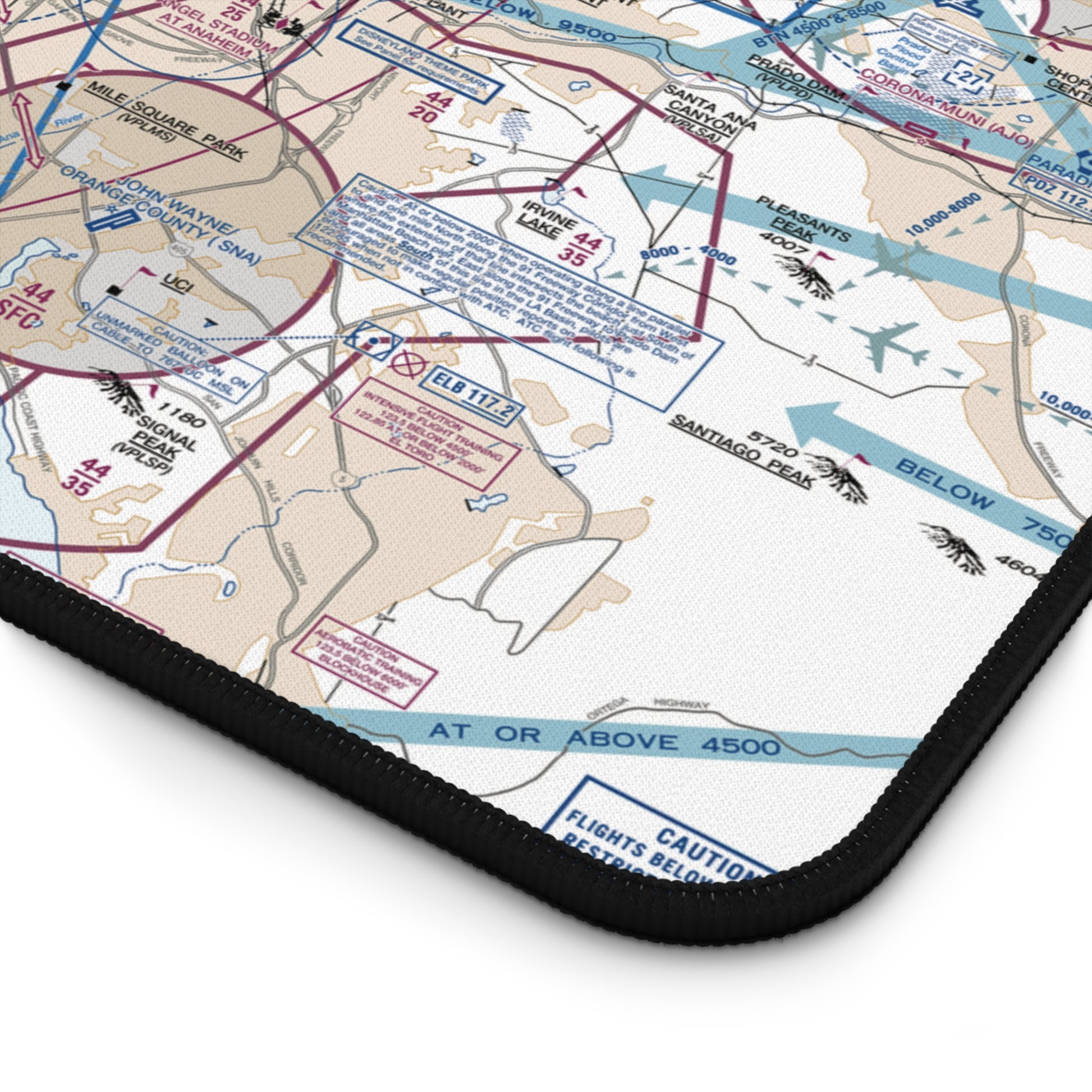 LAX Flyway Chart desk mat