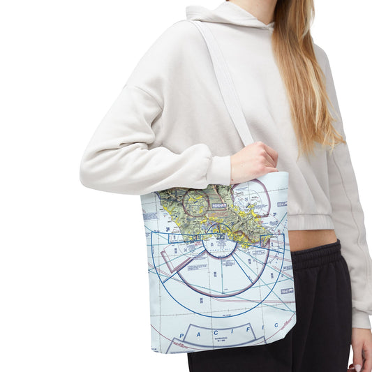 Honolulu Sectional Chart tote bag