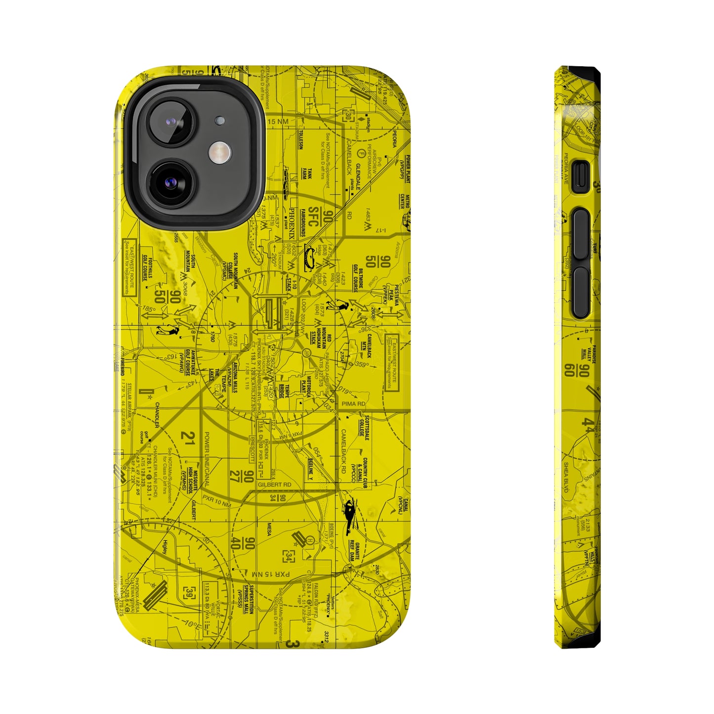 Phoenix TAC Chart (yellow) tough phone cases