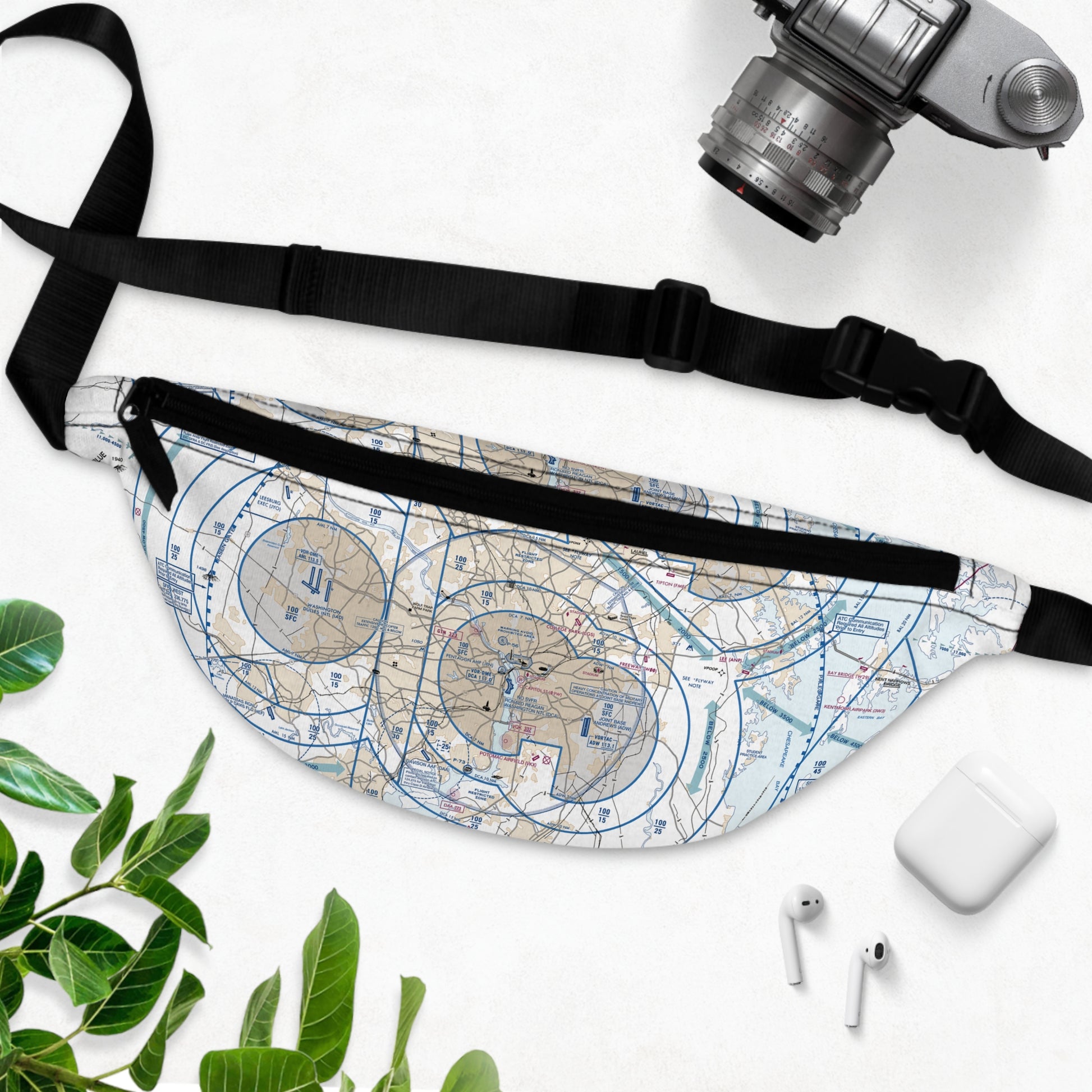 Baltimore-Washington Flyway Chart fanny pack