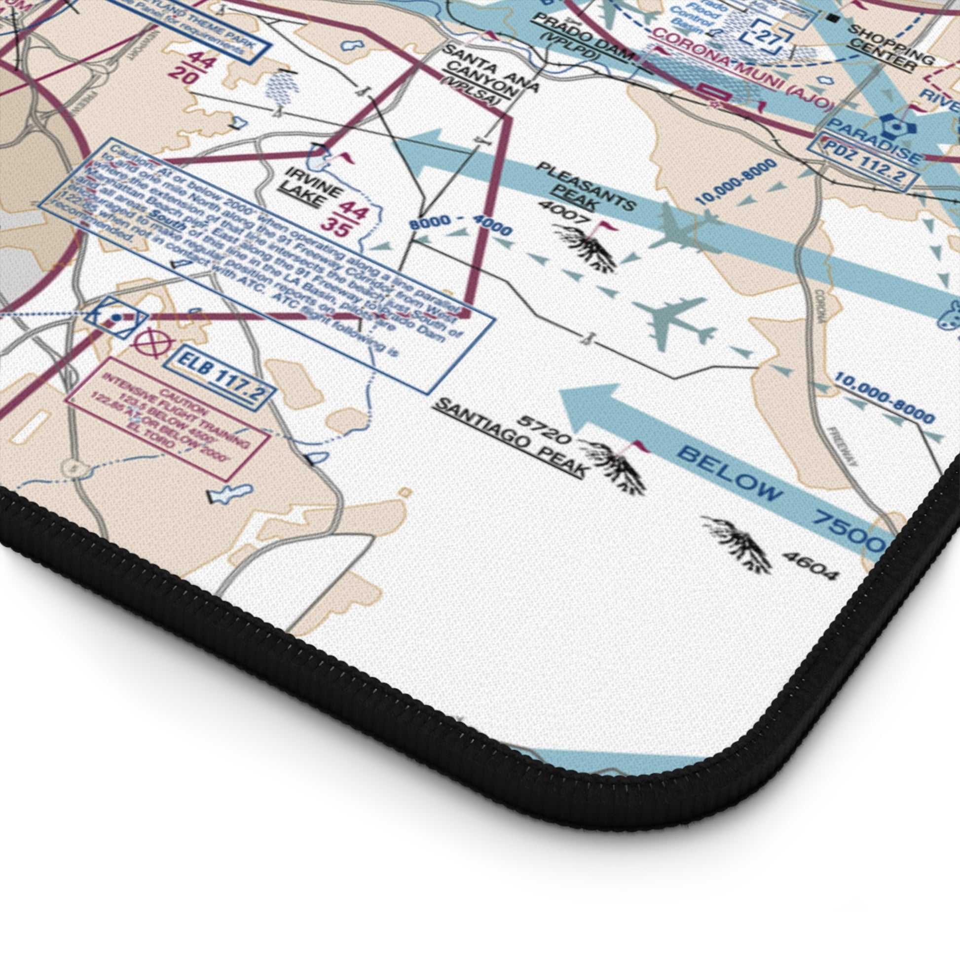 LAX Flyway Chart desk mat