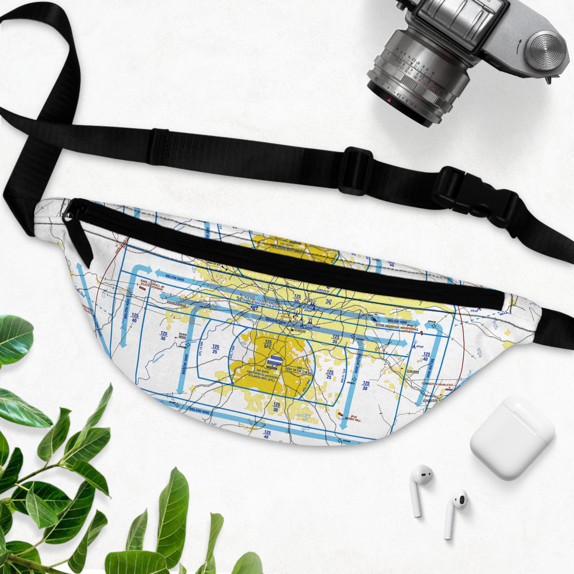 Atlanta Flyway Chart fanny pack