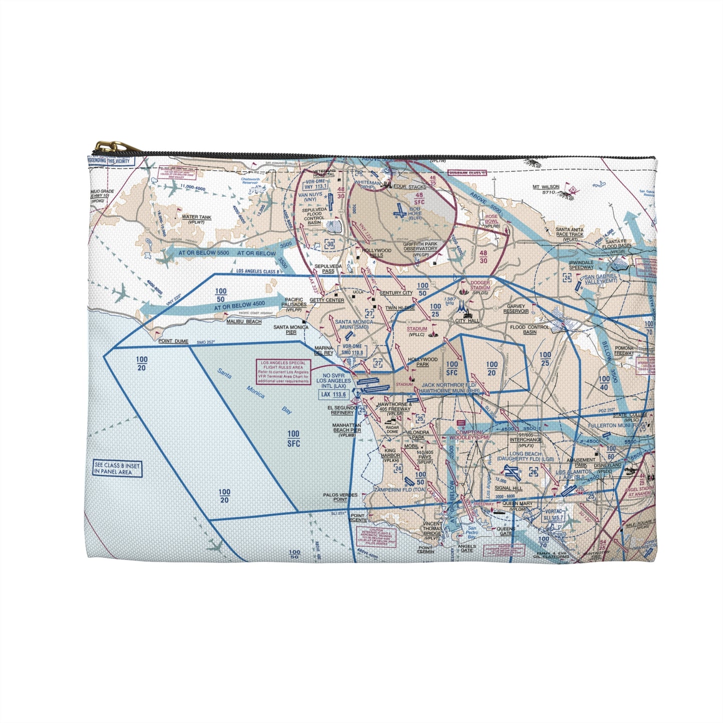 LAX Flyway Chart Accessory Pouch