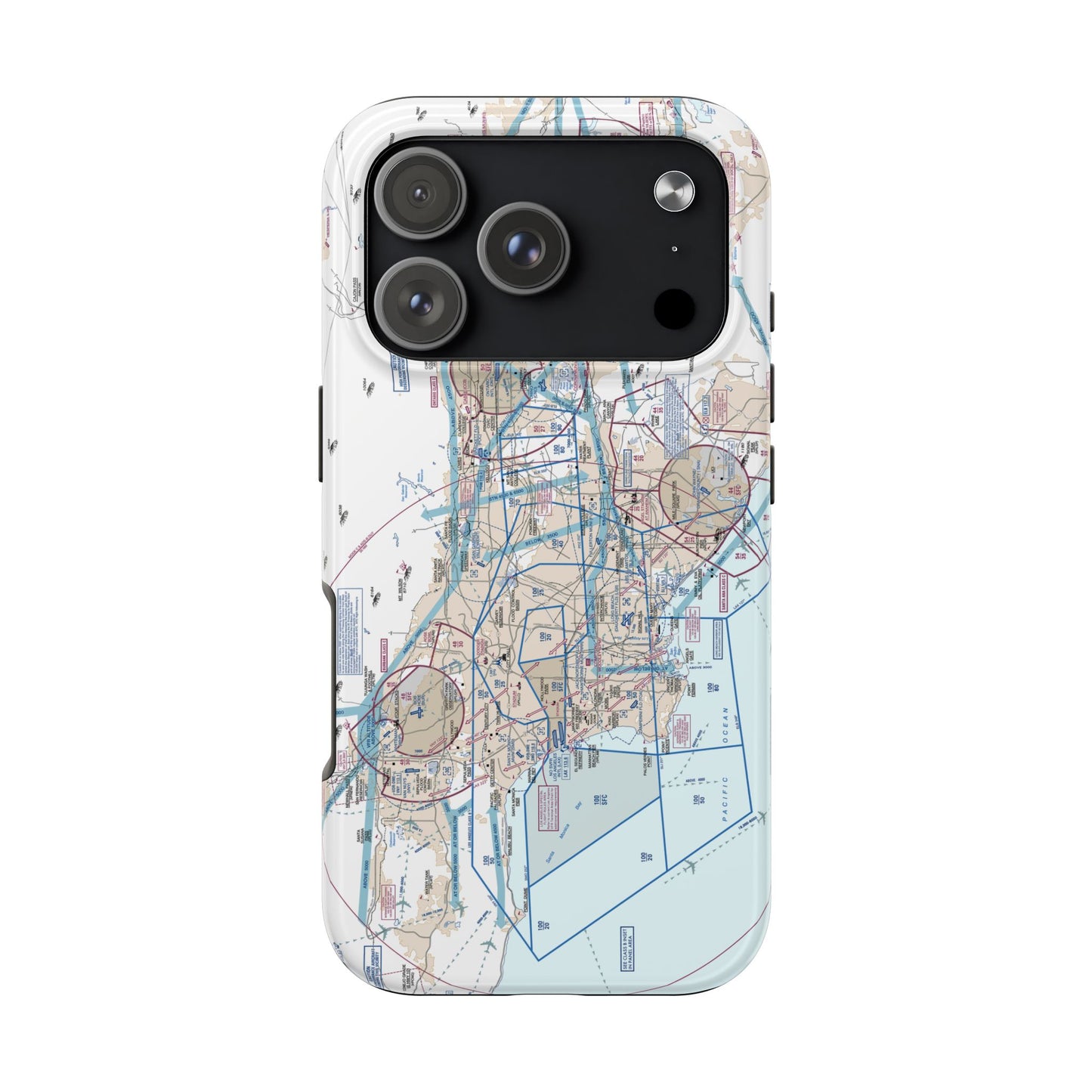 LAX Flyway Chart Tough Phone Cases