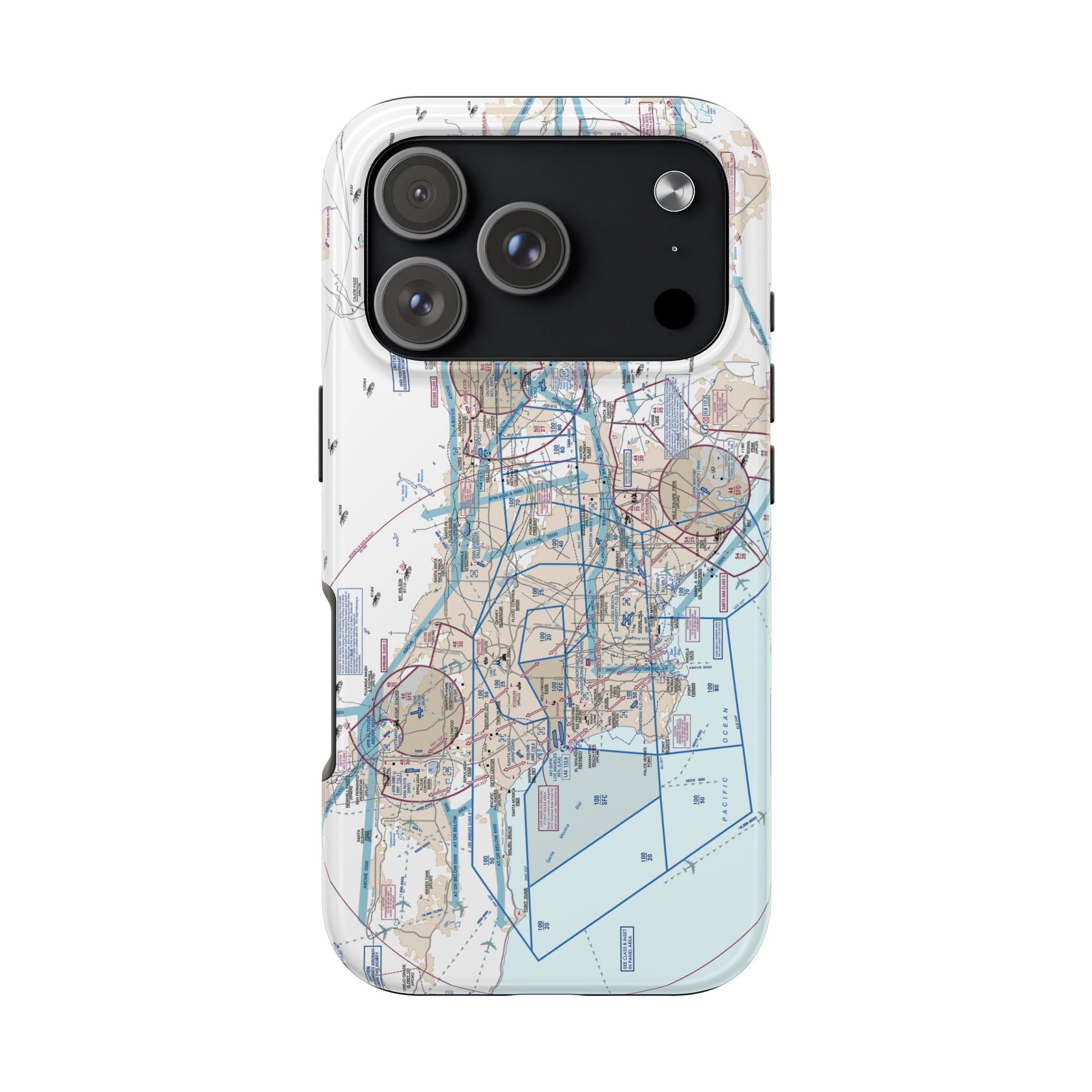 LAX Flyway Chart Tough Phone Cases