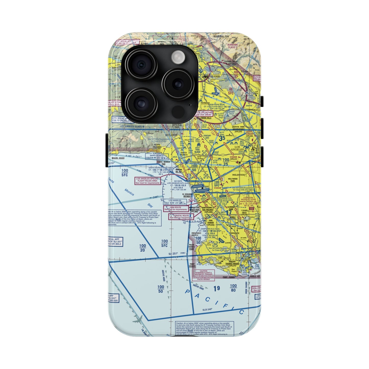 Los Angeles TAC Chart tough phone cases