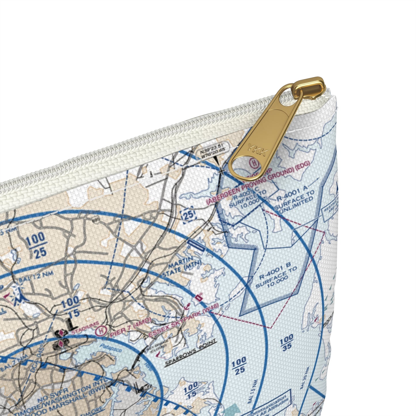 Baltimore Flyway Chart Accessory Pouch