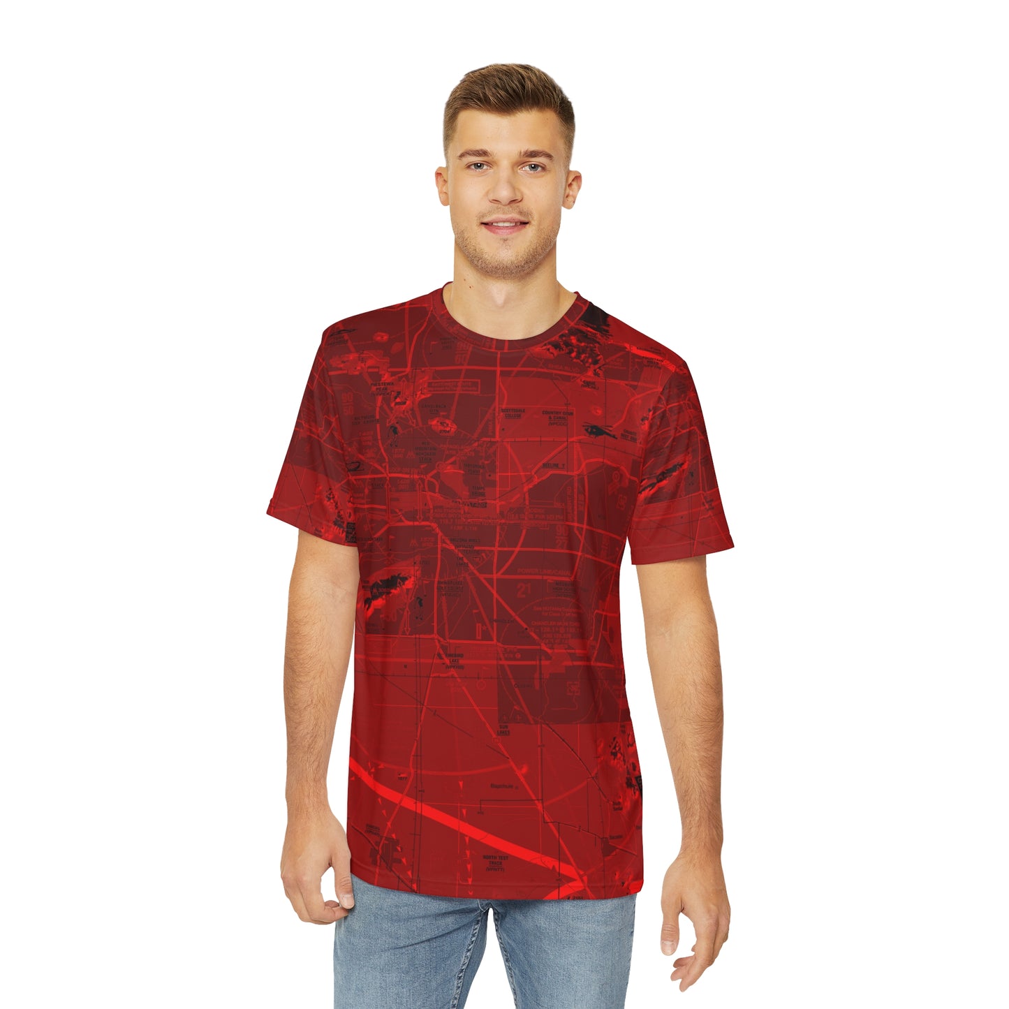 Phoenix TAC Chart (red) men's polyester shirt